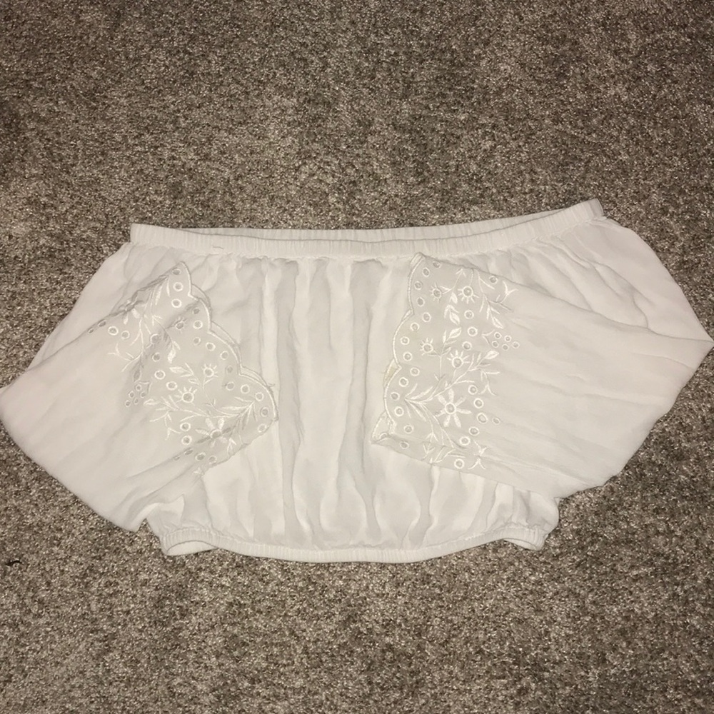 Pacasun/L.A. hearts white crop top